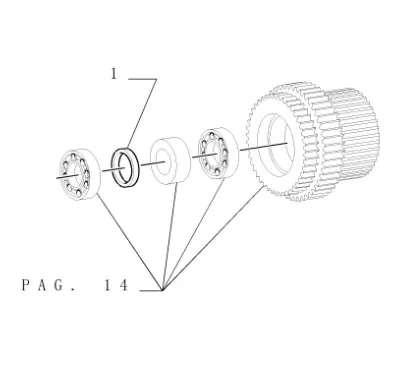 5175408 - Шайба 10,45мм толщ. вала муфт скор. КПП TMT7/MXMPm, T6090