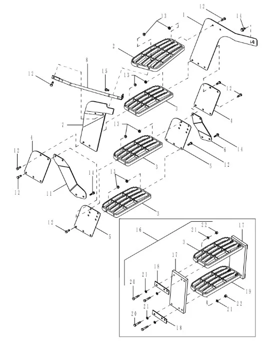 87447680 - Трубчатый кронштейн